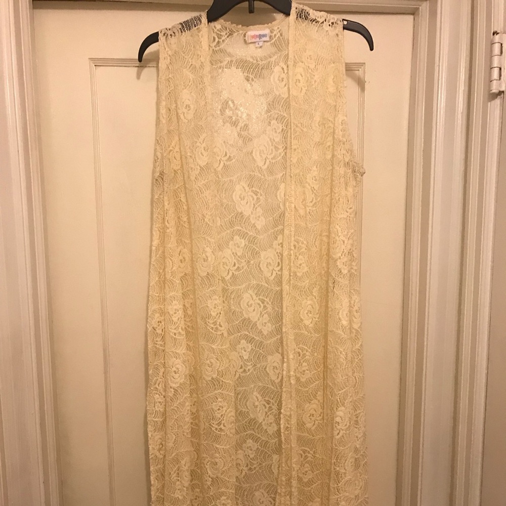 Cream Lularoe Large Joy!
